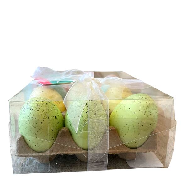 Queenswest Easter Eggs Boxed Set of 12 Pastel Colors Speckled Spring Decor New - Picture 6 of 13